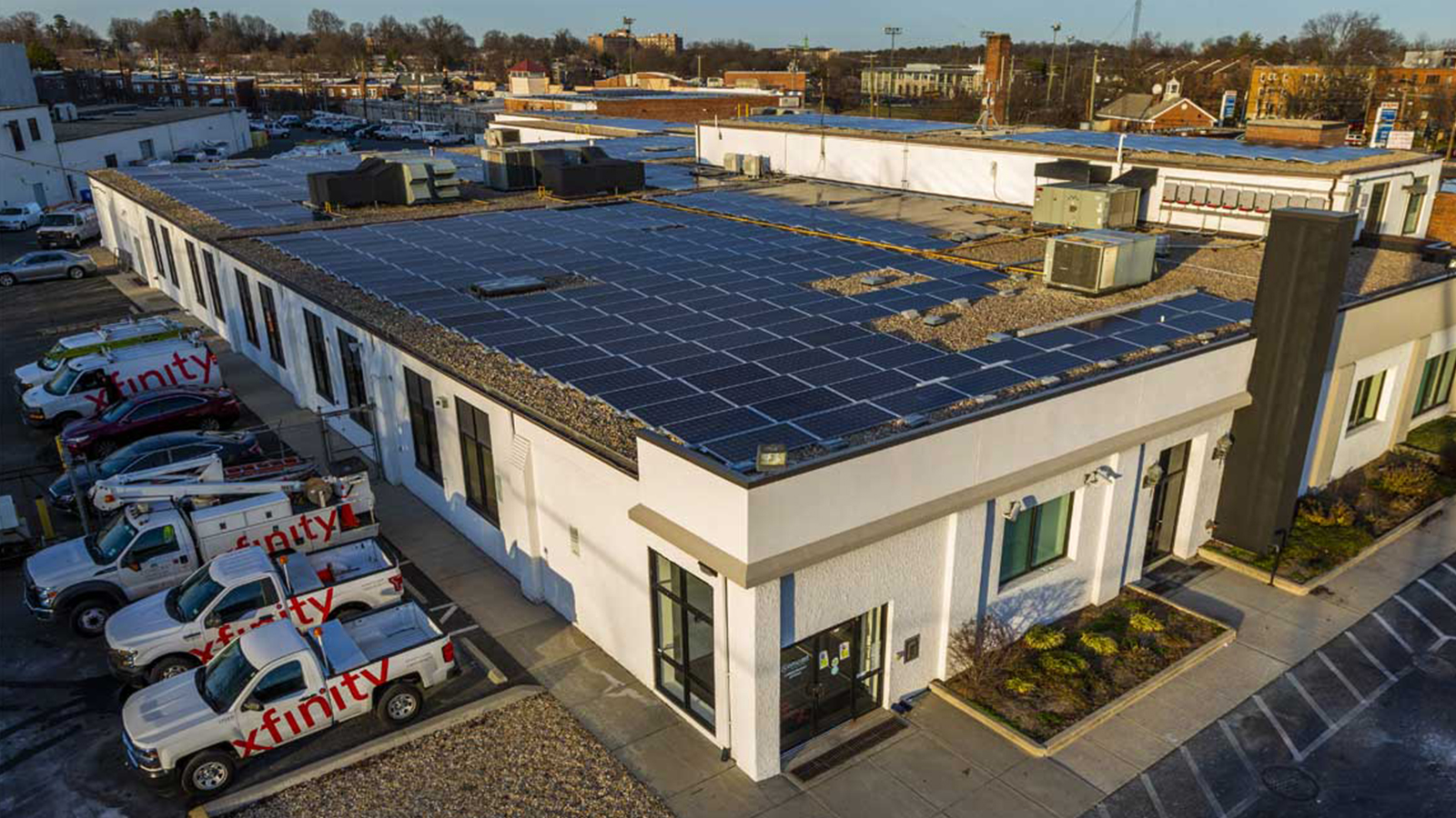 The new Solar System Installation for Washington, D.C., Facility