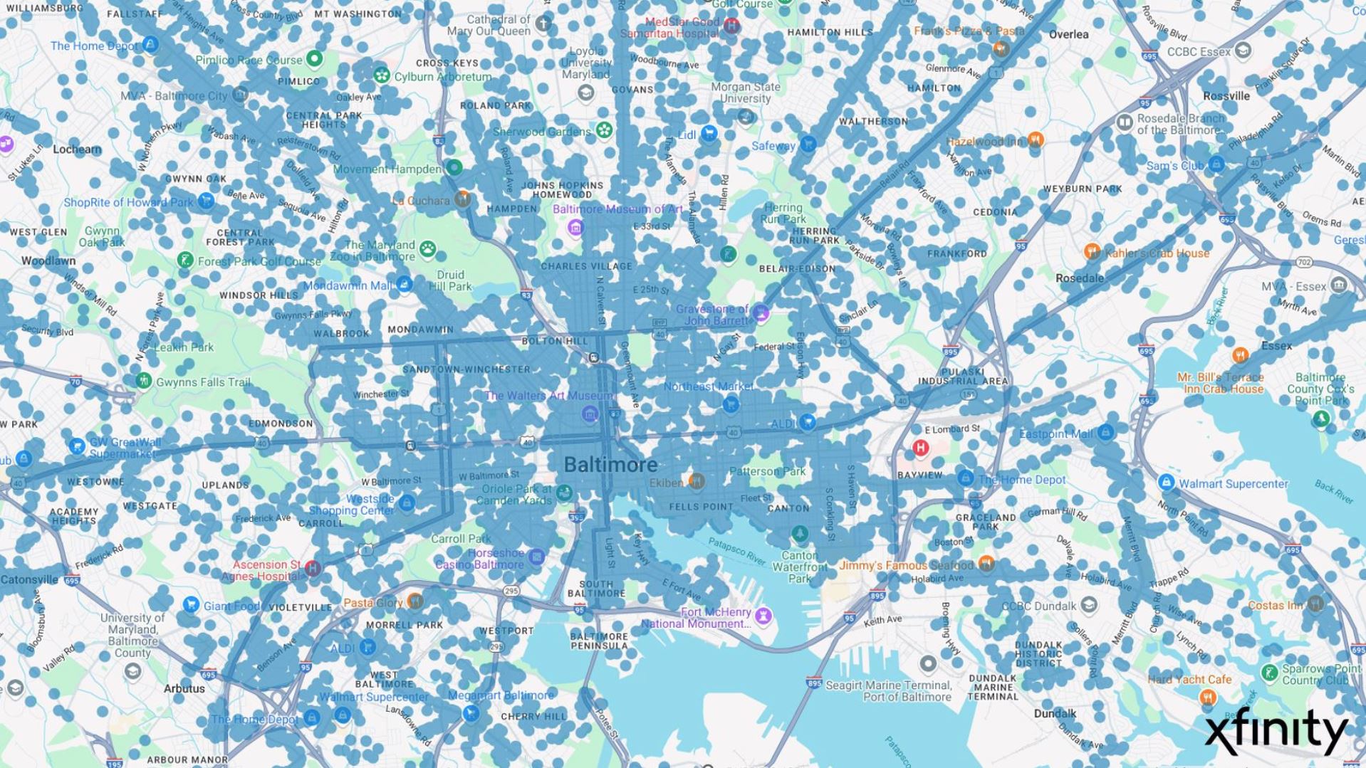 Comcast Opens Free Xfinity WiFi Hotspots in Baltimore City Following Manhole Fire   